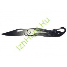 Нож туристический "Следопыт" (длина клинка 70 мм., без фиксатора, с карабином)